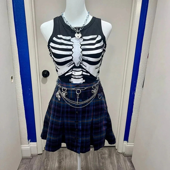 Gothic Stainless Steel Chain Belt & Necklace Collection - Picture 6 of 10